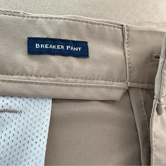 Vineyard Vines Breaker Pant Tan Size 36 X 32 - Picture 4 of 5